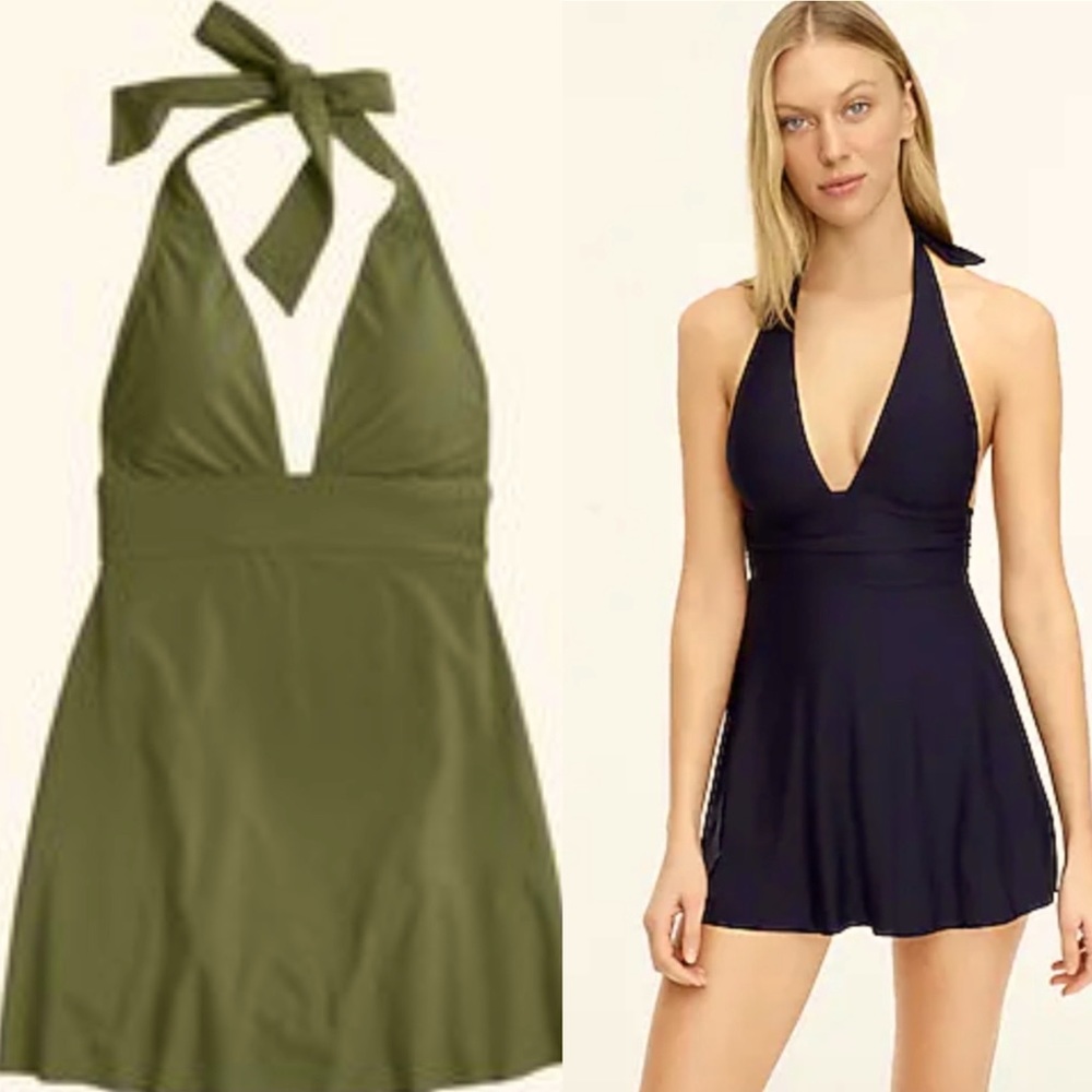 J Crew Halter Swim Dress